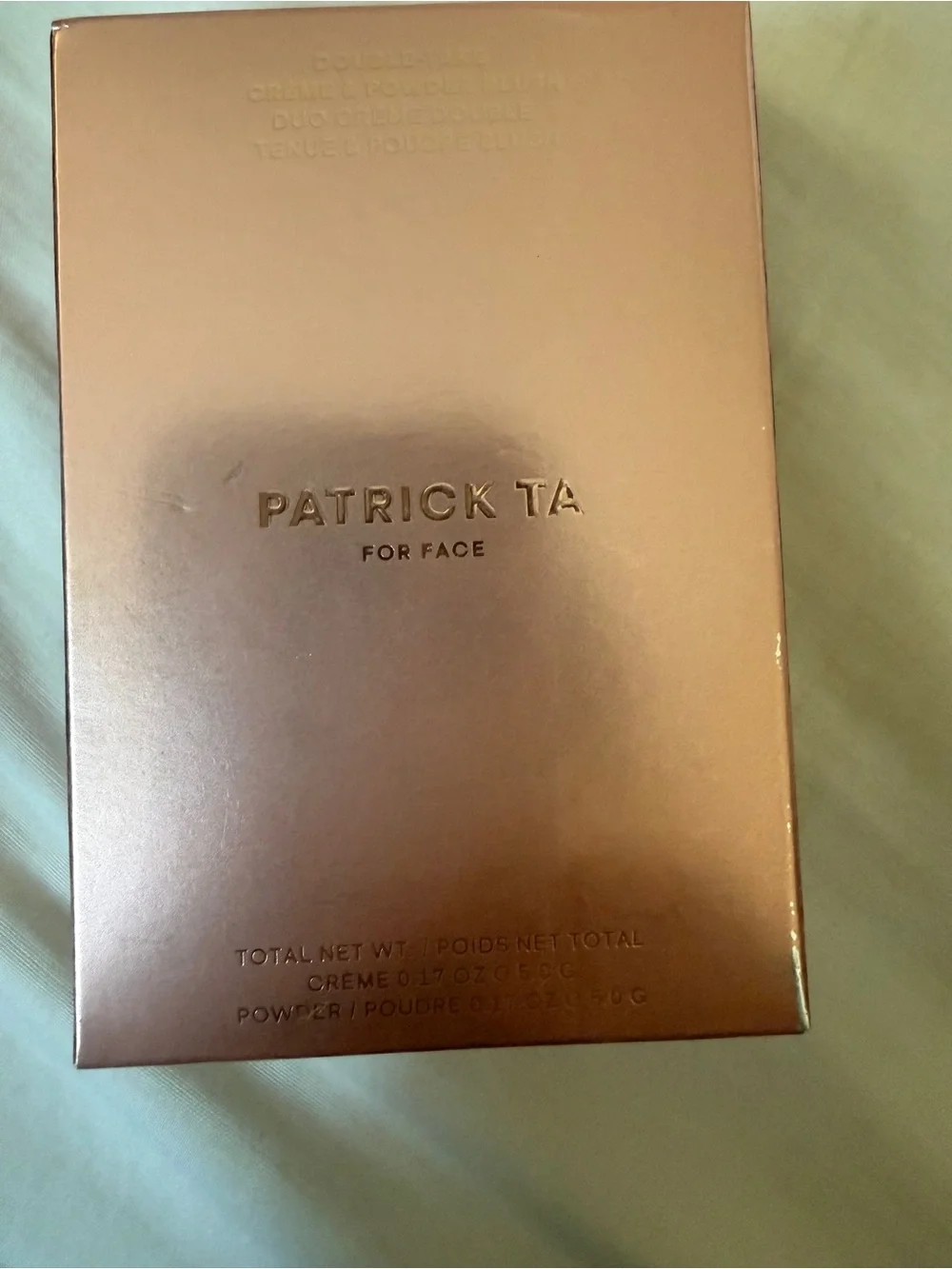 🧡2/$40 PATRICK TA BEAUTY Major Headlines Double-Take Crème & Powder Blush Duo